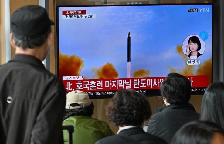 Corea del Norte lanza más misiles en día final de maniobras de EEUU y Corea del Sur