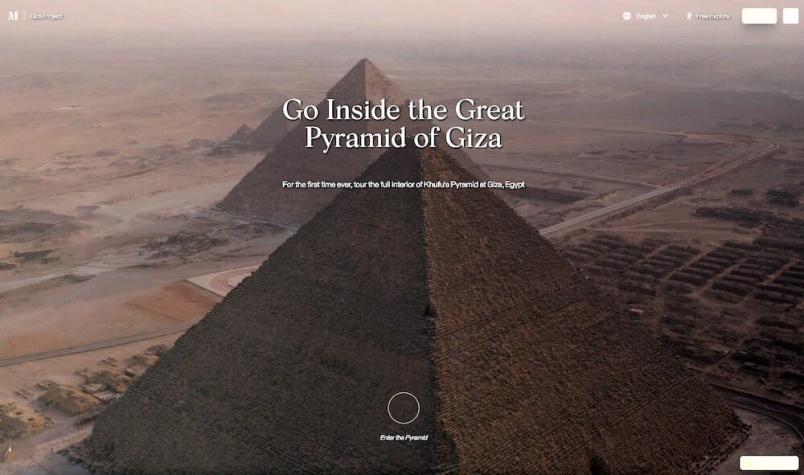 La espectacular recreación 3D de las Pirámides de Giza que puedes ver desde tu casa