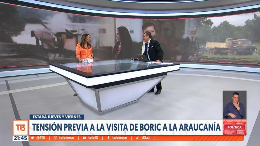 [VIDEO] Tensión previa a la visita de Boric a La Araucanía: Estará jueves y viernes
