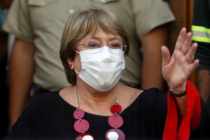 Expresidenta Bachelet reaparece públicamente en el país: Asegura estar en Chile de forma definitiva