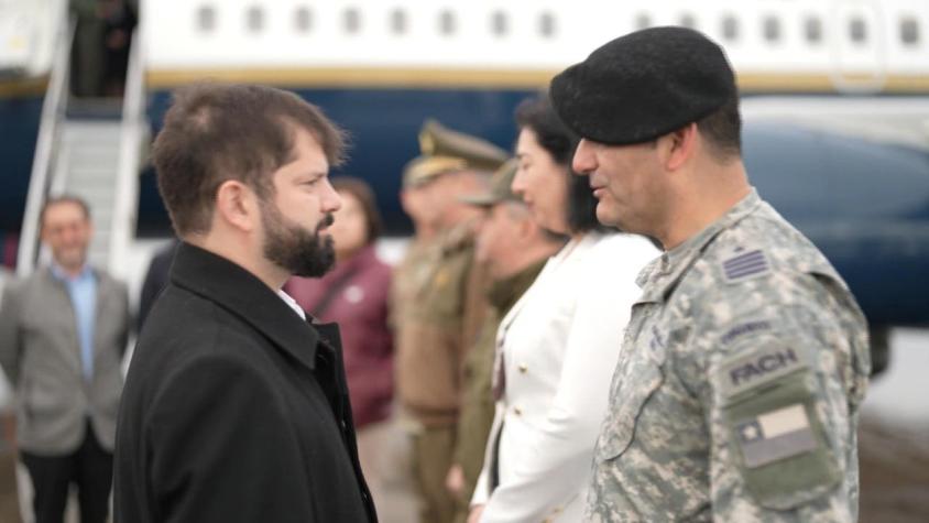 [VIDEO] Presidente Boric reconoce "actos terroristas" en su primera visita a La Araucanía