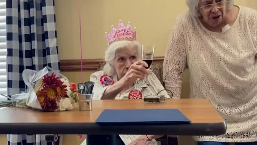 Ni deporte ni comida saludable: Mujer de 101 años cuenta su receta para vida larga y feliz