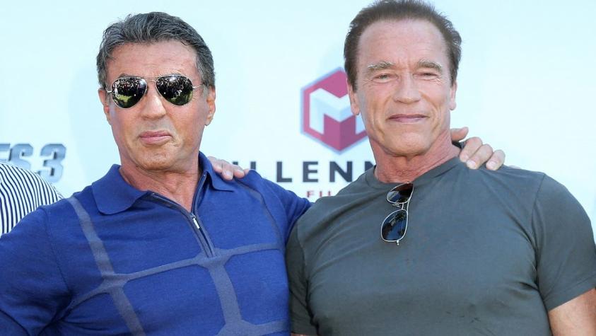 Sylvester Stallone revela que no soportaba a Arnold Schwarzenegger en los '80