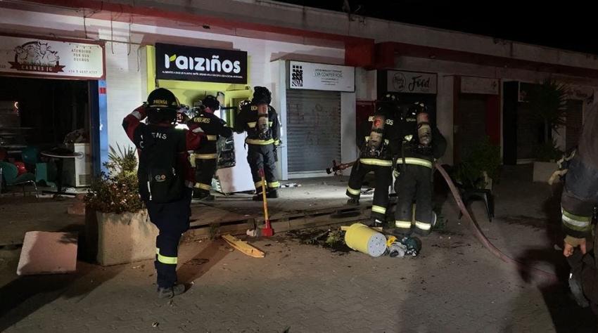 Concón: Explosión en local de comida vegana habría dejado al menos cuatro heridos