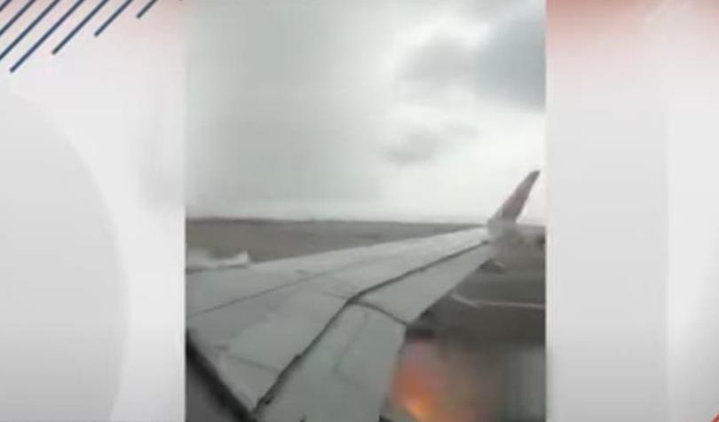[VIDEO] Pasajero captó el momento exacto del accidente en el aeropuerto de Lima