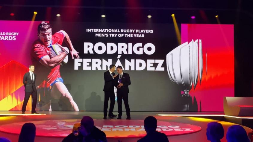¡Histórico! Try de Rodrigo Fernández de los Cóndores elegido el mejor del año por World Rugby Awards
