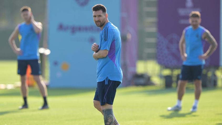 La impactante imagen del tobillo de Messi en el entrenamiento que generó preocupación en Argentina