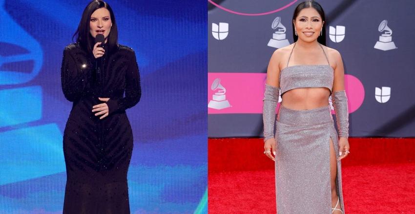 Critican a Laura Pausini por fotografía con Yalitza Aparicio en los Latin Grammy