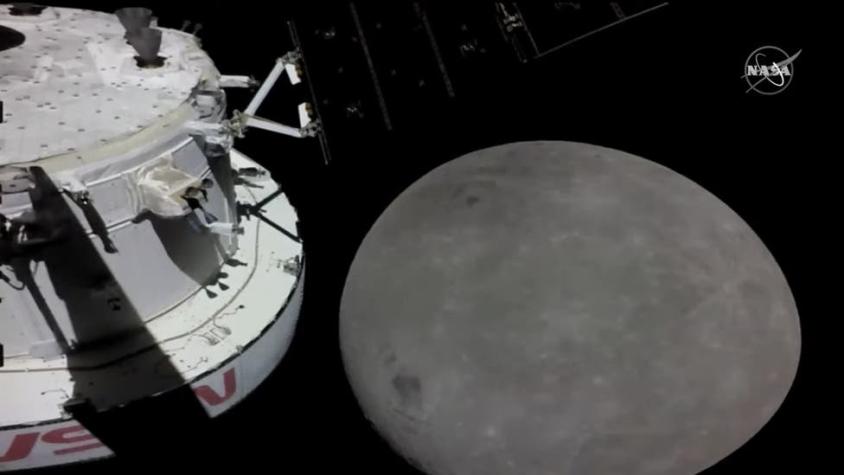 Artemis: la primera foto de la Luna que toma la misión espacial al orbitar el satélite