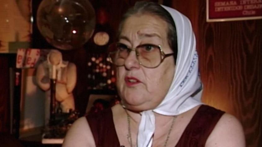 [VIDEO] Murió la icónica Hebe de Bonafini, líder de las Madres de la Plaza de Mayo