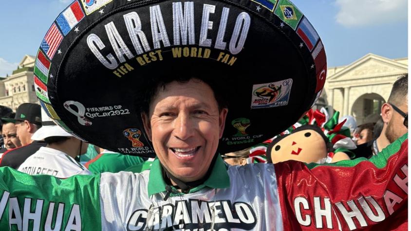 Qatar 2022: Caramelo Chávez, el "aficionado #1" de la Selección Mexicana que siempre acompaña al Tri