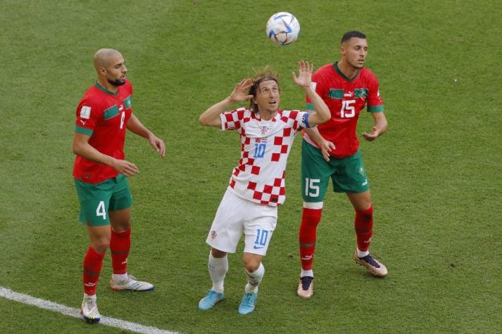 Marruecos neutraliza a Modric y empata a cero ante Croacia