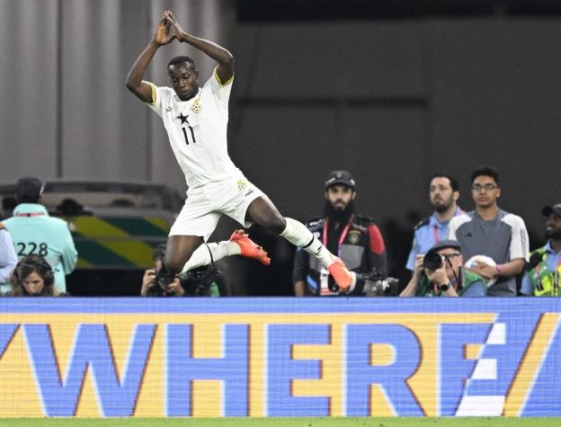 ¡SIIUUUU! Delantero de Ghana le marcó a Portugal en el Mundial y festejó como Cristiano Ronaldo