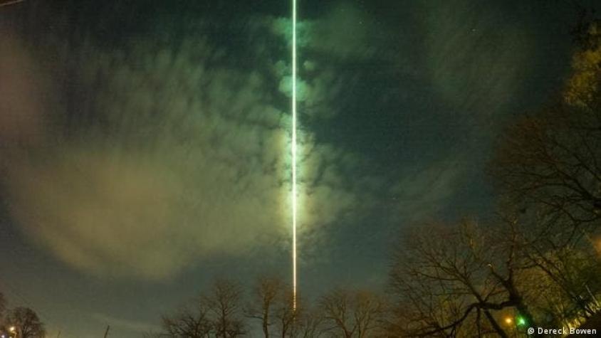 Misteriosa bola de fuego verde pasa por EE. UU. antes de estrellarse en el lago Ontario en Canadá