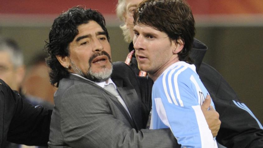 La emotiva imagen que compartió Lionel Messi a dos años de la muerte de Diego Maradona