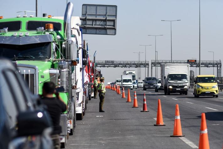 Camioneros: "La movilización se mantiene de forma ordenada"