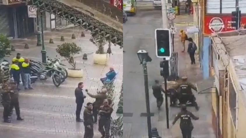 [VIDEO] Captan rápida reacción de Carabineros para frustrar asalto: Estaban en pleno despacho de TV