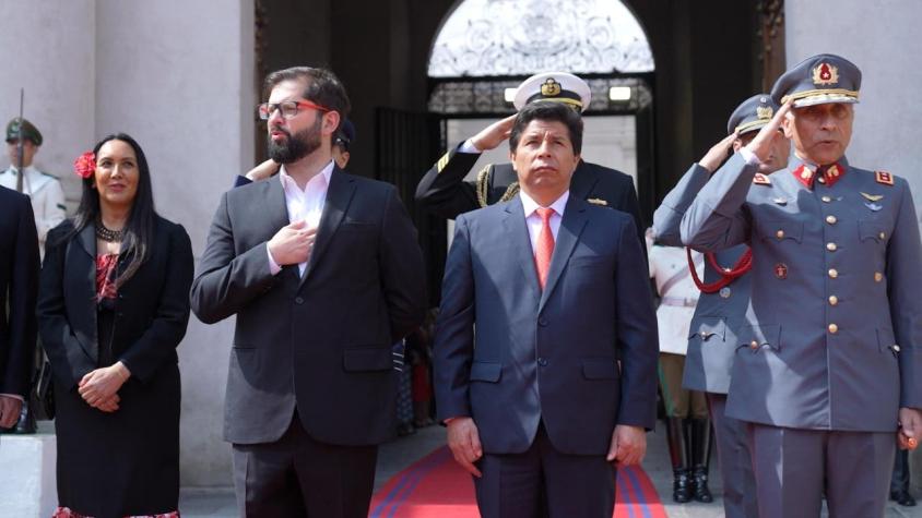 [VIDEO] Pedro Castillo en La Moneda: Chile y Perú reforzarán el combate a la delincuencia