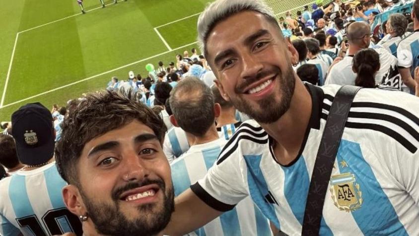 "Mi primer Mundial": Juan Martín Lucero dijo presente desde las tribunas en el triunfo de Argentina