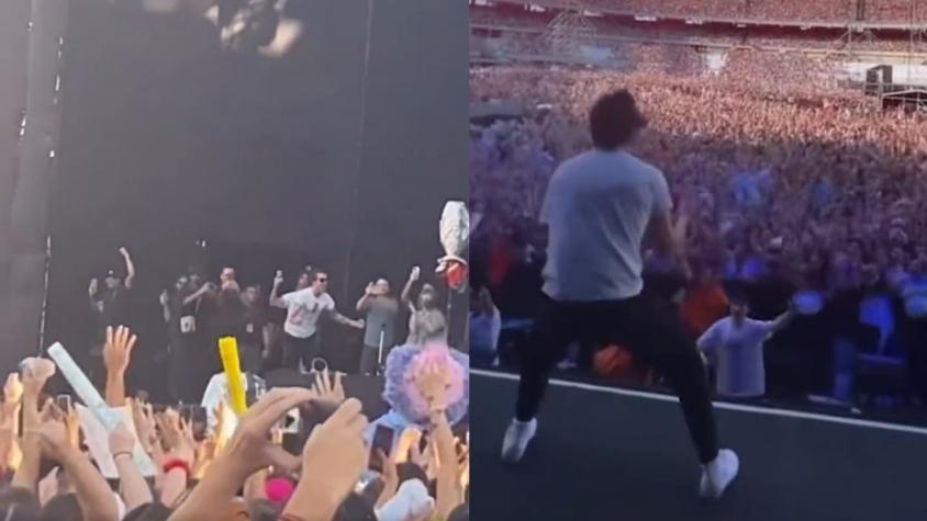 Como un argentino más: Harry Styles celebra en pleno escenario el paso de la Albiceleste a cuartos