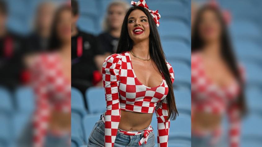 El motivo detrás de tanta fotografía de los qataríes a ex Miss Croacia durante el Mundial