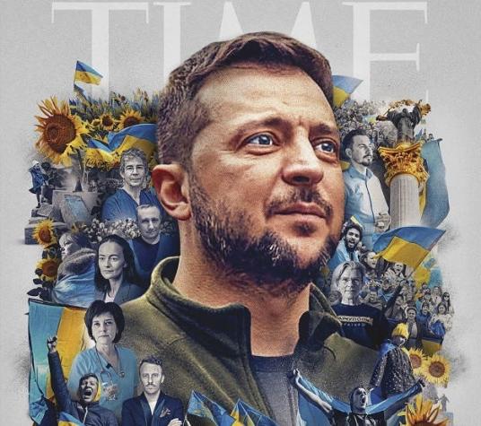 Revista Time elige a Presidente Zelensky como Persona del Año