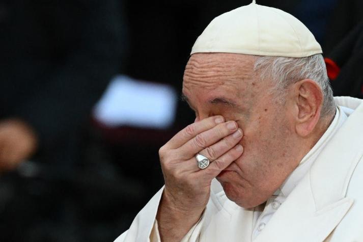 Papa Francisco rompe a llorar al recordar la guerra en Ucrania