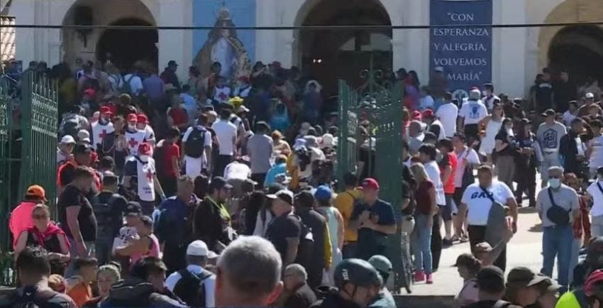 [VIDEO] Más de un millón de feligreses llegaron a Lo Vásquez