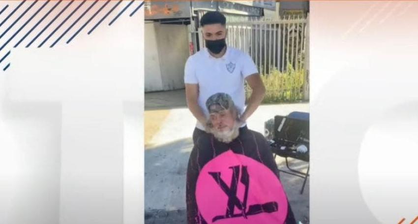 [VIDEO] Ofrece cortes de pelo a quienes más lo necesitan en Concepción