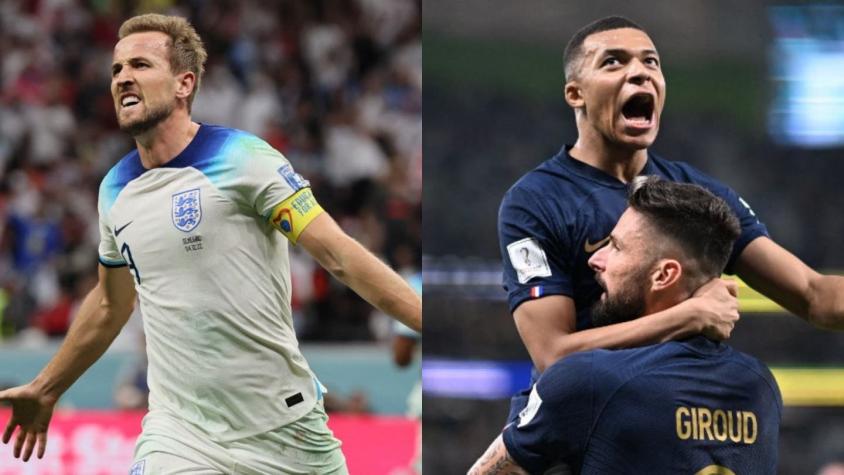 Sigue aquí el partido entre Inglaterra y Francia por los cuartos de Catar 2022