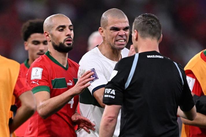 Pepe con todo contra el árbitro y Argentina tras eliminación de Portugal