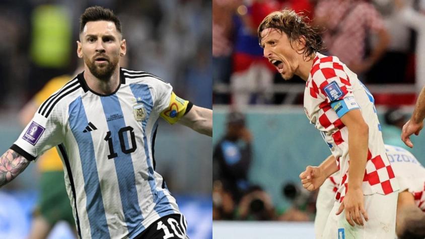 Argentina vs Croacia: Horario y dónde ver la primera semifinal de Catar 2022