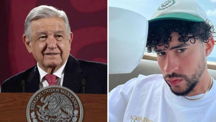 "No pierdo nada": Presidente de México pidió a Bad Bunny hacer concierto gratuito en el Zócalo