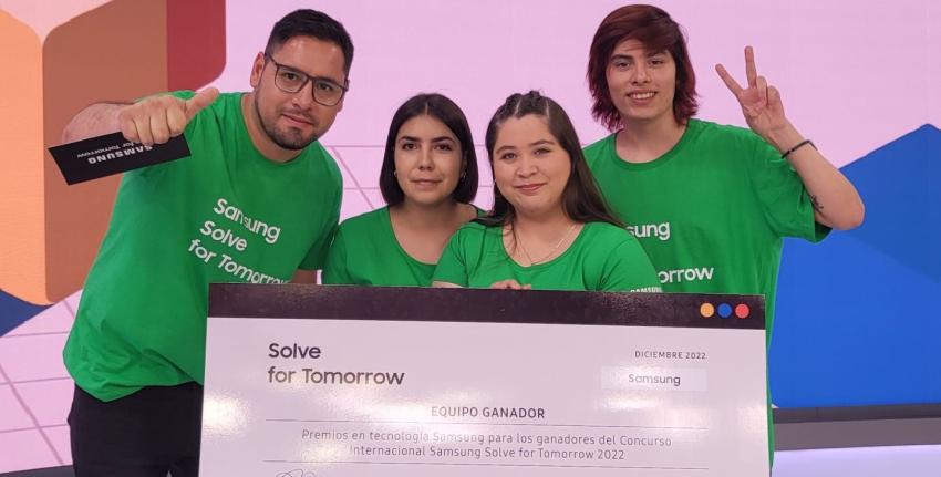 Estudiantes del Maule ganan la versión 2022 del concurso escolar Samsung Solve for Tomorrow