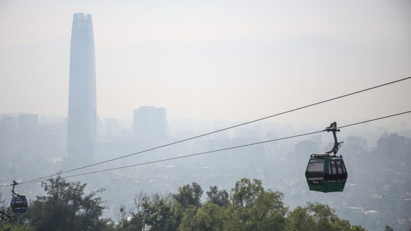 Calidad del aire no mejora en la RM por incendios: Estación Cerro Navia marca nivel de preemergencia