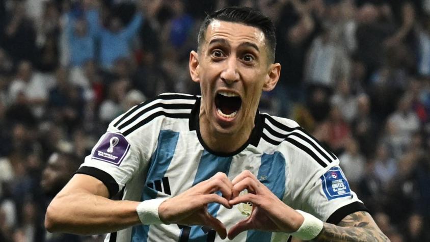 El llanto de Di María tras anotar el segundo sobre Francia que acerca a Argentina al título en Catar