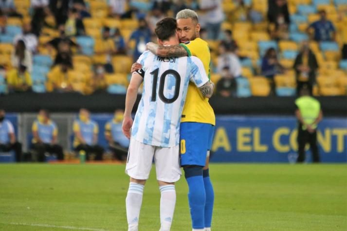 Neymar felicita a su "hermano" Messi por su título en Catar 2022