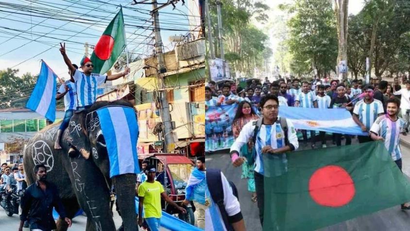 Bangladesh celebra el triunfo de Argentina en el Mundial al grito de "Messi, Messi"