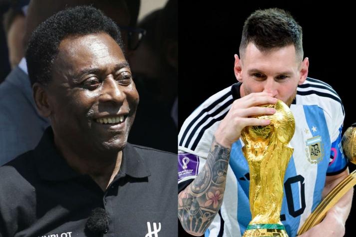 Pelé alaba a Messi tras el título en Catar 2022 y recuerda a Maradona: "Diego está sonriendo ahora"