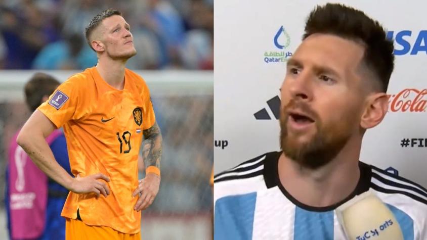Reaparece neerlandés al que Messi le dijo "Qué mirás, bobo": "Al menos ahora se aprendió mi nombre"