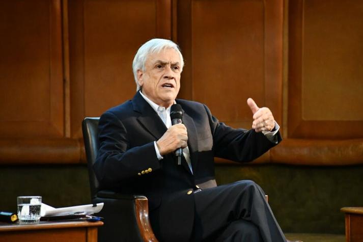 Expresidente Piñera: "Chile tiene problemas de seguridad gigantescos, vive con temor"