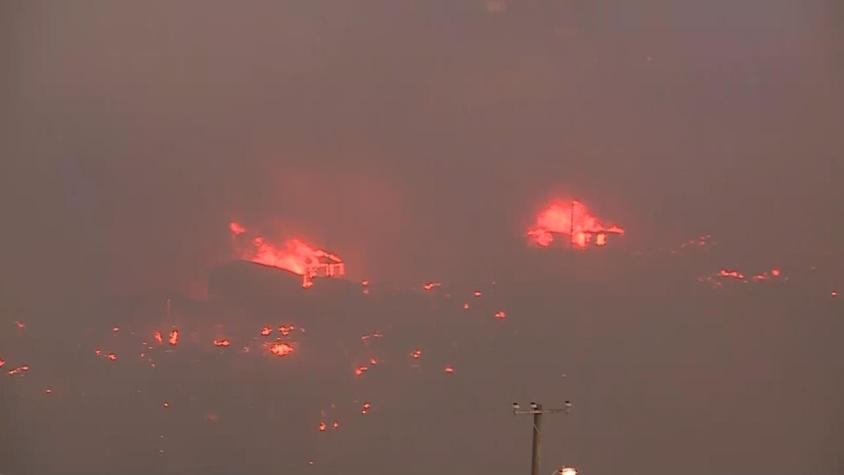 [VIDEO] Puerto de Ventanas y Viña del Mar: Emergencia por incendios en la región de Valparaíso