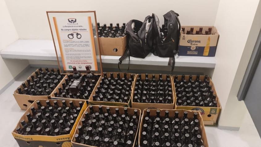 Tres detenidos por vender whisky falsificado en Pucón: Se incautaron más de 200 botellas