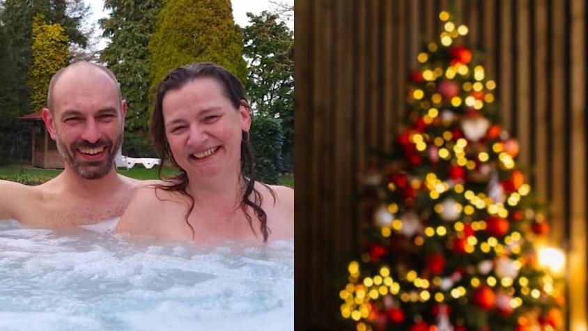 ¿Lo harías?: Familia celebró la Navidad completamente al desnudo en Reino Unido
