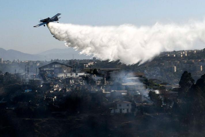 Balance por incendios: Siniestro en Viña está controlado pero se mantienen dos otras alertas rojas