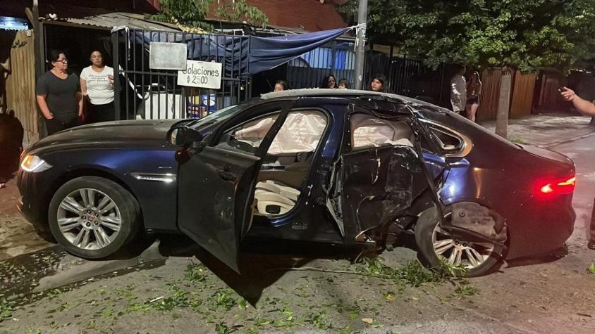 Sujeto es detenido tras chocar vehículo de alta gama con encargo por robo en La Granja