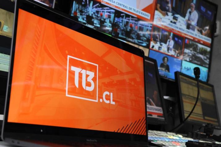 Lidera en 2022: T13.cl, el sitio más visto entre portales de noticias de canales de TV en noviembre