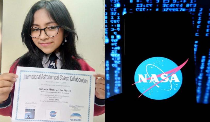 Joven de 15 años es reconocida por la NASA al descubrir un asteroide