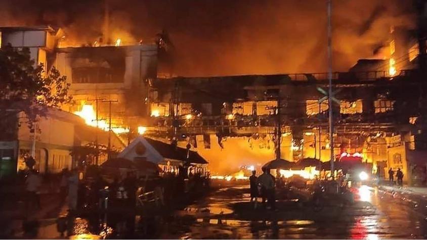 Gigantesco incendio en hotel-casino de Camboya deja una decena de muertos y 30 heridos