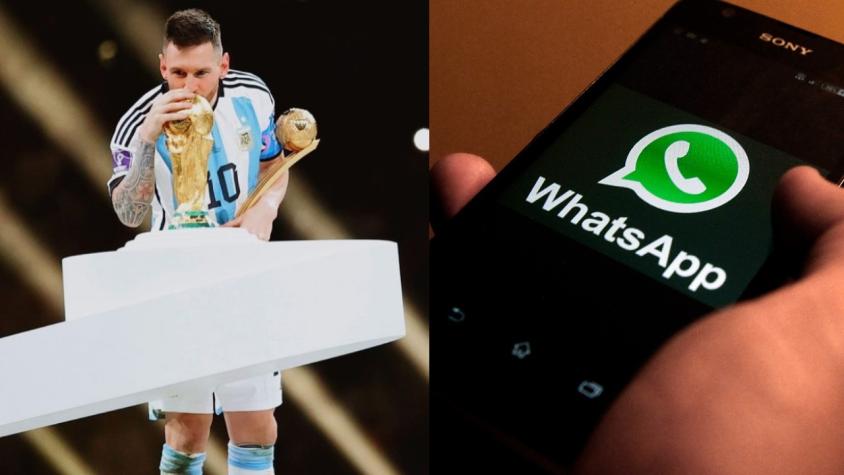 WhatsApp rompe récord de mensajes por segundo en la final del Mundial Qatar 2022